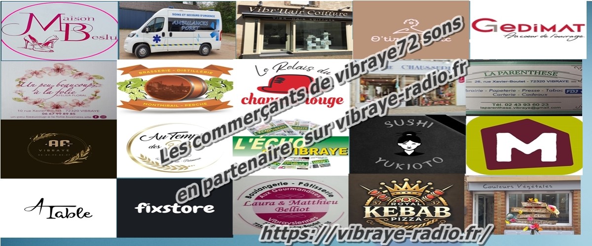 Les commerçants de vibraye 72